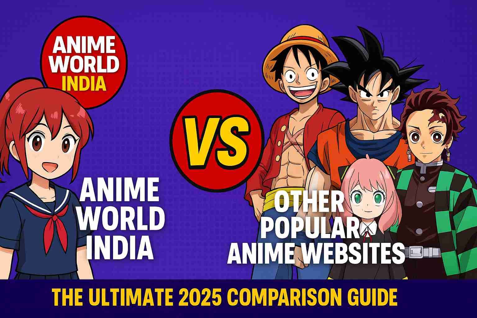 Anime World India vs Other Popular Anime Websites